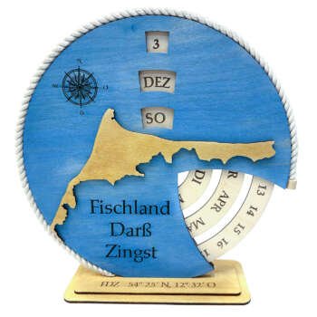 Unendlicher Kalender / Drehkalender Fischland Darss Zingst